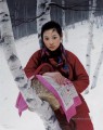 白樺の森 WYD 中国の女の子